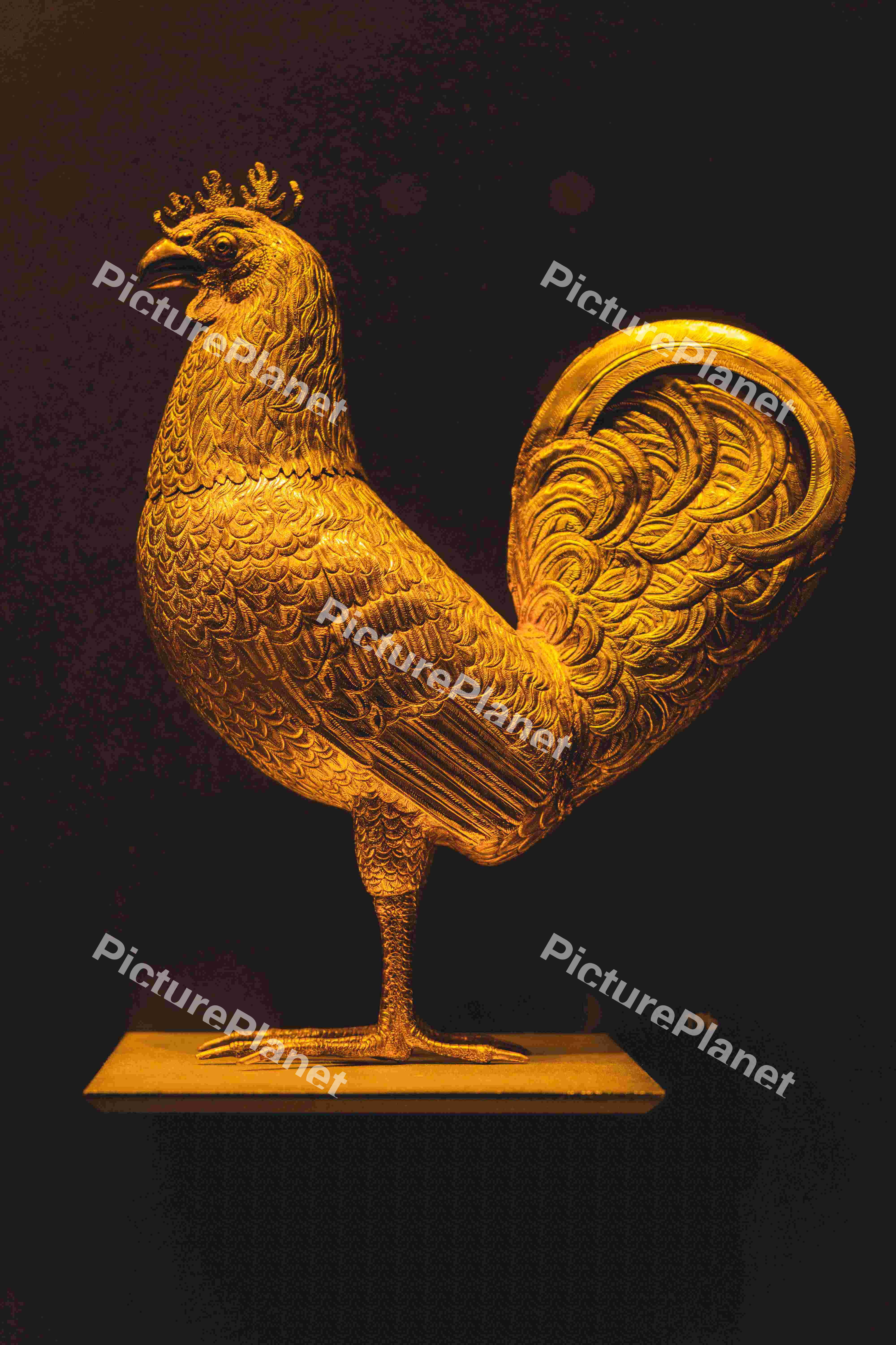 Gold Rooster (Close)